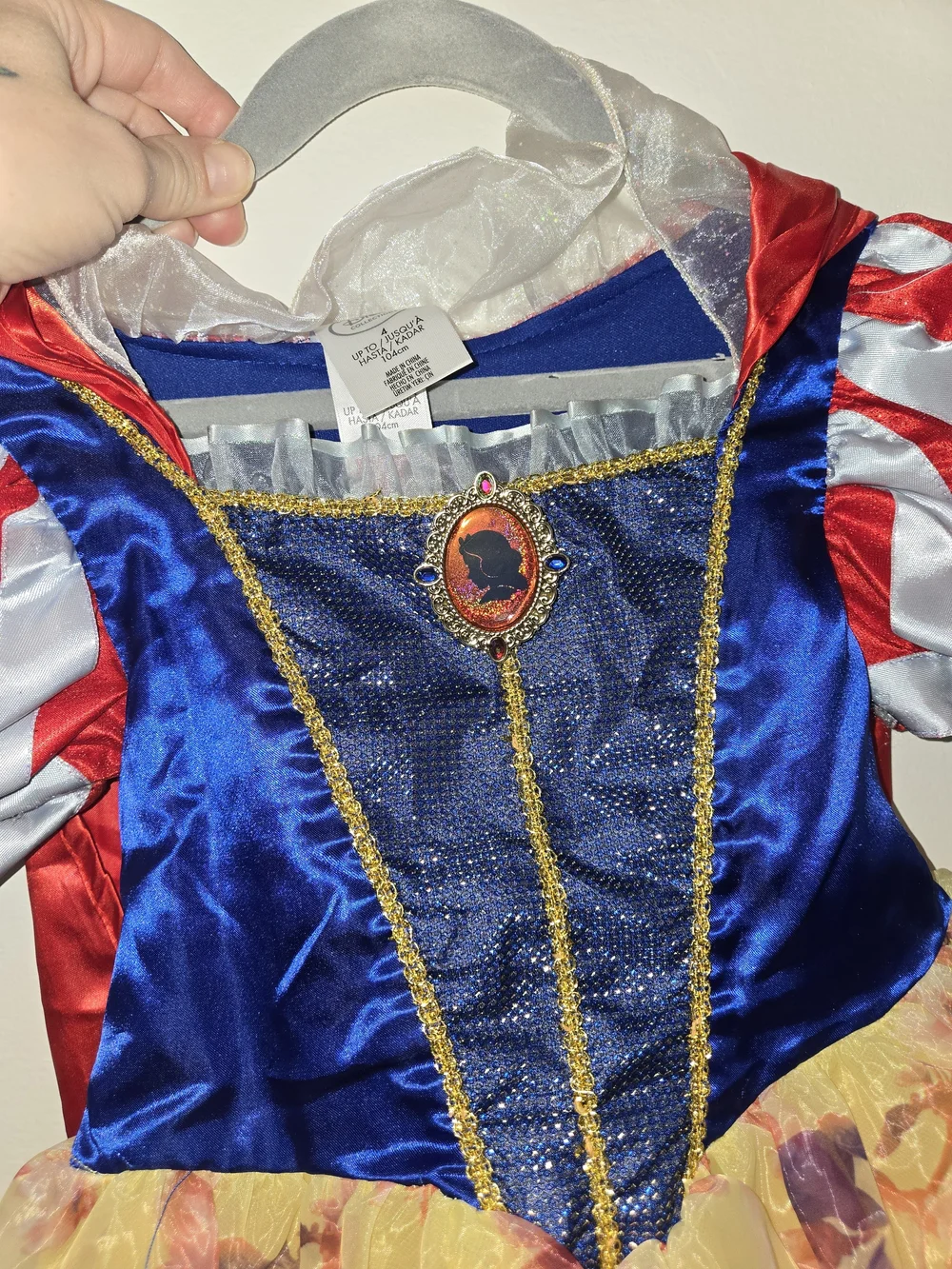 Disney Blue and Red Princess Floral Costume Dress